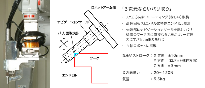 3次元ならいバリ取り