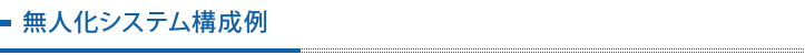 無人化システム構成例